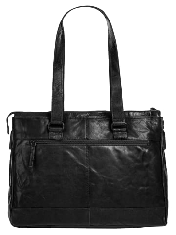 SPIKES & SPARROW Shopper in schwarz