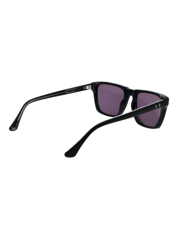 Web Männer Sonnenbrille Quadratisch Schwarz