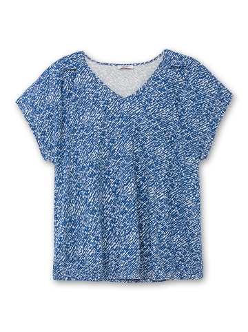 sheego T-Shirt in blaubeere-gemustert