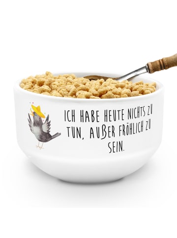 Mr. & Mrs. Panda schale Rabe Sombrero mit Spruch in Weiß