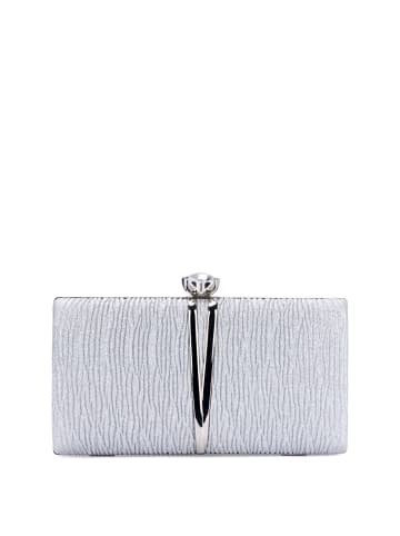 Blonda Women Clutch in Silver