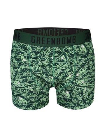 GreenBomb Trunk Animal Sloth in Dunkelgrün