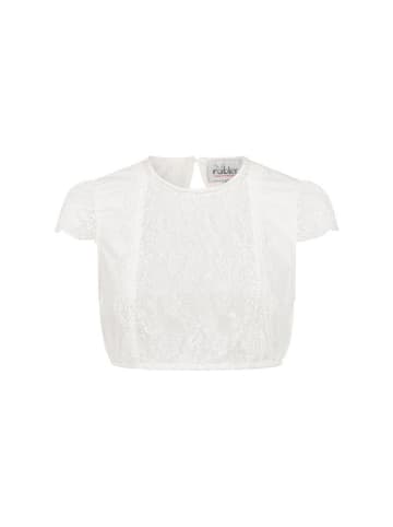 Nübler Dirndlbluse Kurzarm Emanuelle in Creme