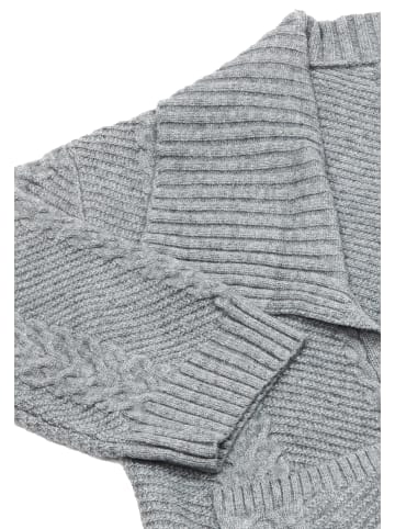 caissa Damen Strickjacke in Hellgrau Melange