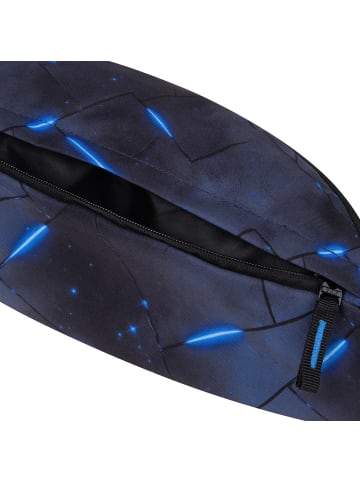 BAAGL Bauchtasche Snap in Blau Flash
