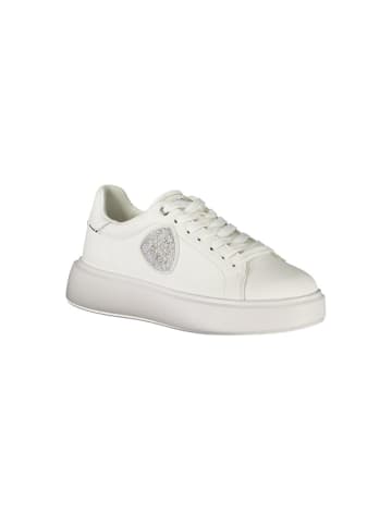 BLAUER USA Weiße Polyurethan-Sneaker