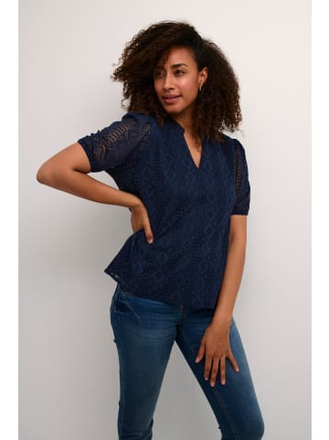 Cream Kurzarm-Bluse CRDanika Regular fit in Navy Blazer