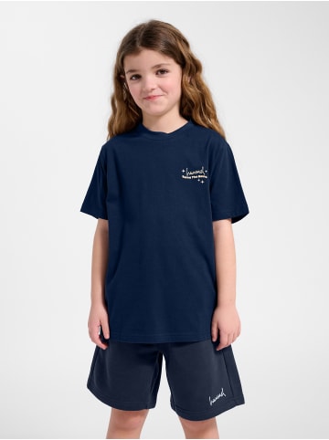 Hummel T-Shirt Hmljr Reg Kinder in DRESS BLUES2