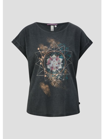 QS T-Shirt in 99D1_schwarz