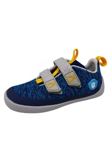 Affenzahn Klettschuh Knit Happy Penguin in Blau
