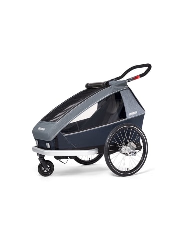 Croozer CROOZER Kid Vaaya 1 Kinderfahrradanhänger - Farbe: Graphite Blue