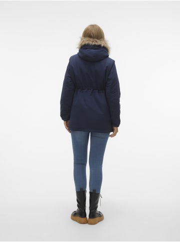 mama licious Langer Parka in Navy Blazer