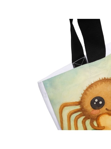 Mr. & Mrs. Panda Tote Bag Spinne Agathe Sandwich Design mit Spruch in Weiß