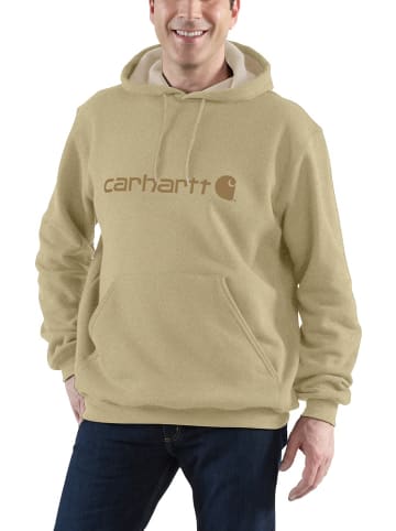 CARHARTT  Pullover "Signature Logo 100074" in Beige