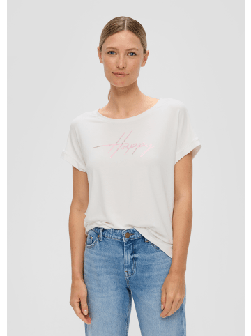 s.Oliver T-Shirt ärmellos in Creme