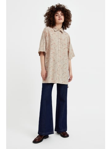 Finn Flare Bluse Print in light brown
