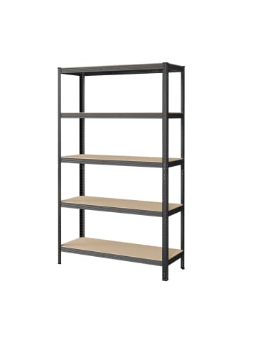 SONGMICS Schwerlastregal Cozory in Grau - (B)120 x (H)200 x (T)60 cm