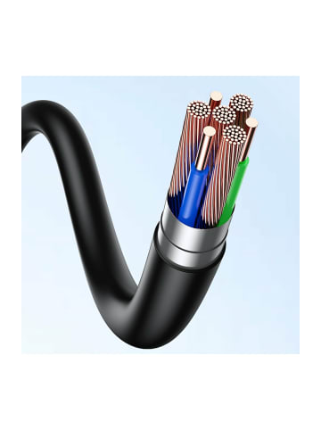 Ugreen Ugreen abgewinkeltes Kabel USB Type C - USB Type C zum Laden 60W in Schwarz