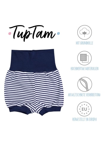 TupTam 3er- Set Sommershorts in blau/grün