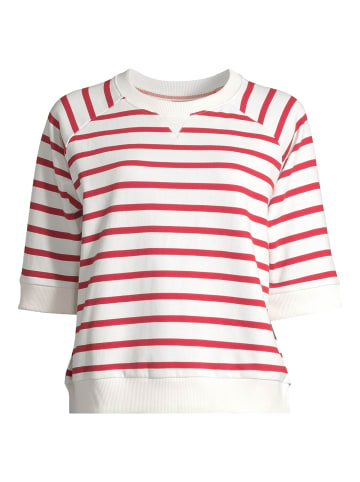 Salzhaut Sweatshirt MÖLLE in Offwhite-Red