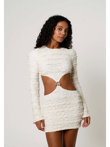 Moda Minx Partykleid Lace Nautilus Shell in White