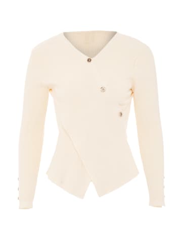 NAEMI Damen Strickpullover in Beige