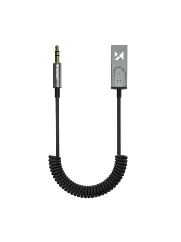 Wozinsky Bluetooth 5.3 Audioadapter / AUX-Audioempfänger in Schwarz 10m in Schwarz