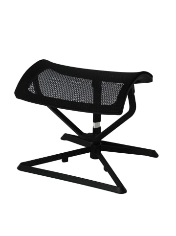 KADIMA DESIGN Fußauflage OTTOMANN Beinauflage Stoffbezug für Büro Fußablage