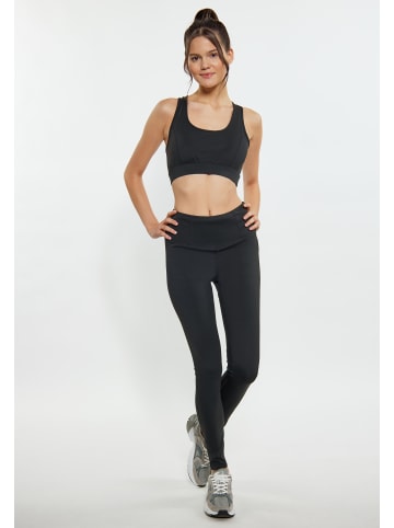myMO ATHLSR Damen Crop-Top in Schwarz