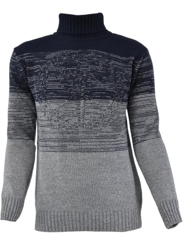 Carlo Colucci Rollkragenpullover Carlone in Marine