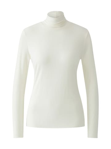 Oui Langarmshirt in gardenia