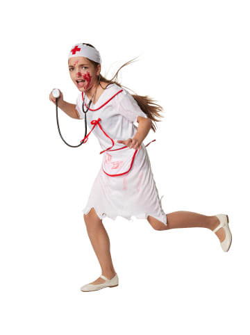 tectake Krankenschwester/Pflegerin, in rot/weiß, Gr. 158 (ab 12 Jahren)