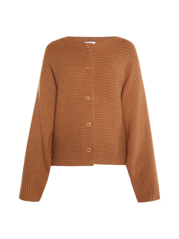 usha WHITE LABEL Damen Cardigan in Kamel