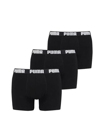 Puma Boxershort 3er Pack in Schwarz