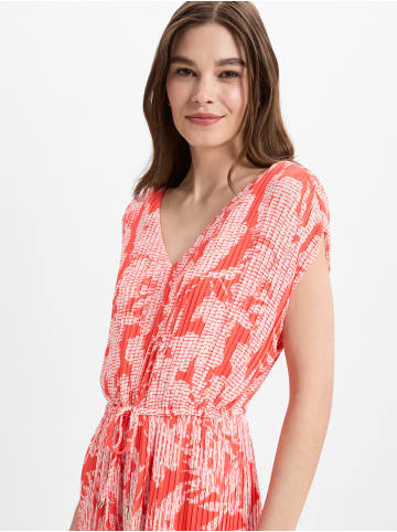 comma Jumpsuit in koralle weiß - 0001