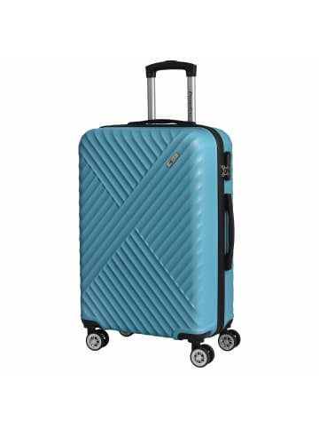 Paradise by CHECK.IN Kingston - 4-Rollen-Trolley 67 cm (lila) in türkis