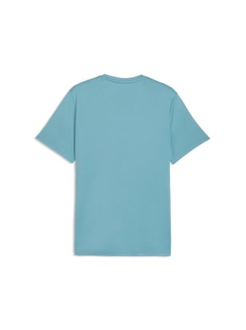 Puma T-Shirt "M Tad Essentials Solid Cat Tee (LC Small Cat)" in Blau