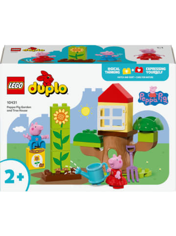 LEGO Bausteineset Duplo Pink Peppas Garten mit Baumhaus, ab 24 Monate