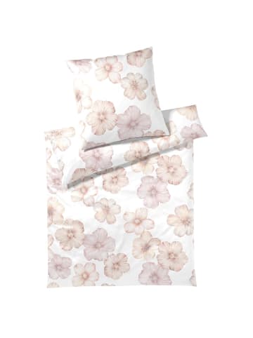 Elegante Bettwäsche Devine in weiss-rose