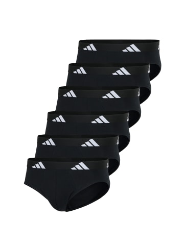 adidas Slip 6er Pack in Schwarz