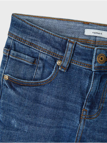 name it Straight-fit Jeans in dark blue denim