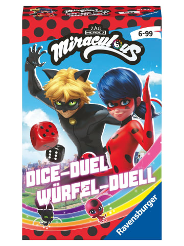 Ravensburger Ravensburger Mitbringspiel - 20893 - Miraculous Würfel-Duell, Spannendes...