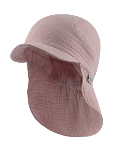 Sterntaler Schirmmütze Nacken uni in rosa