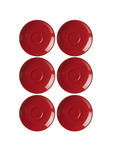Ritzenhoff & Breker 6er Set Espressountertassen Doppio in ø 12 cm in Rot