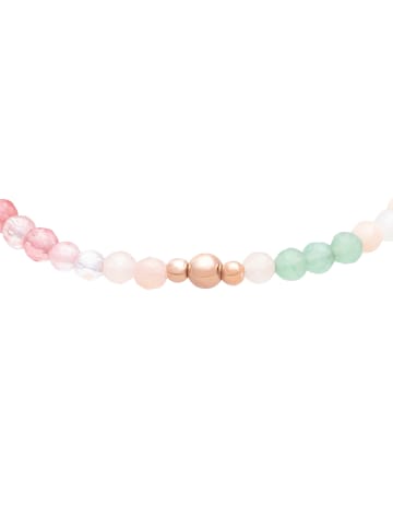 s.Oliver Armband Colorful Beads in roségold