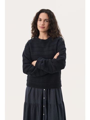 PART TWO Strickpullover NoellPW Relaxed fit in Dark Navy