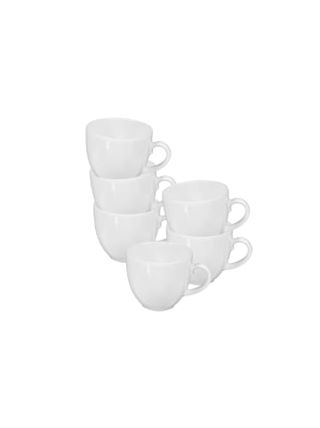 Seltmann Weiden 6er Set Espressotassen Rondo/Liane 0,11 l in weiß
