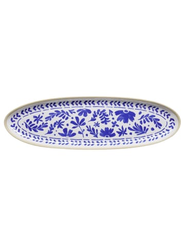 APS GN 2/4 Tablett FLORYN in blau - 53 x 16,2 cm, H: 2,5 cm