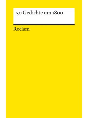 Reclam Verlag Buch - 50 Gedichte um 1800