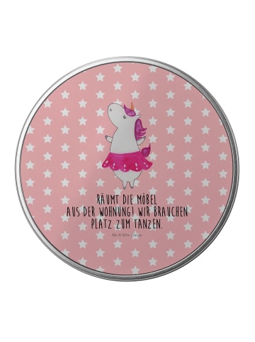 Mr. & Mrs. Panda Keksdose Einhorn Ballerina mit Spruch in Rot Pastell